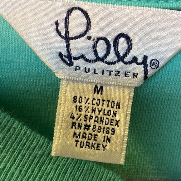 Lilly Pulitzer White Label Terry Full Zip Crop Jacket - Picture 2 of 4